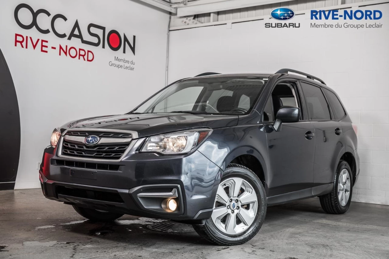 2018 Subaru Forester Convenience MAGS+SIEGES.CHAUFF+CARPLAY+BLUETOOTH Main Image
