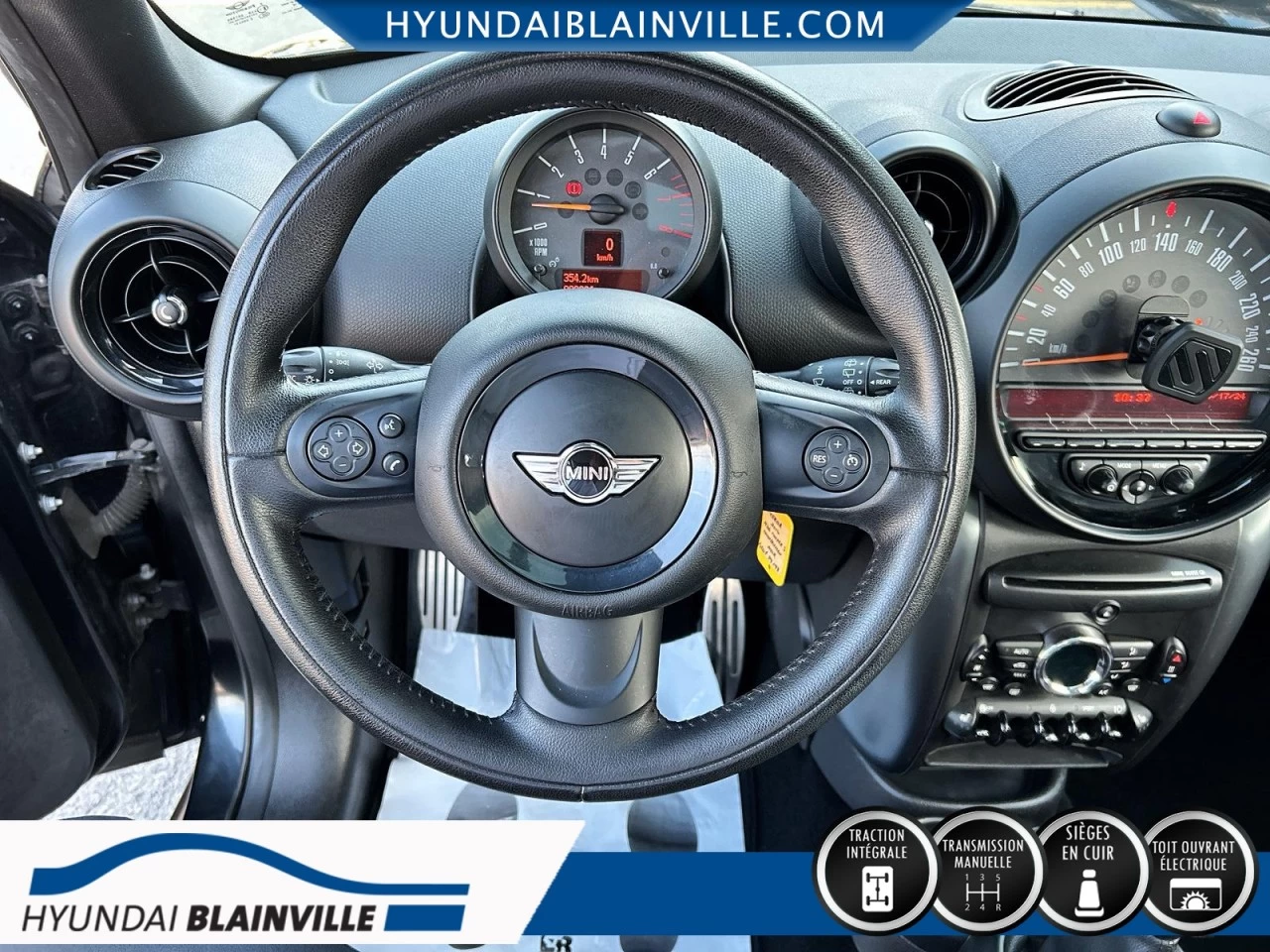 2016 MINI Countryman AWD, S, 1.6L, MANUELLE, CUIR, TOIT PANO+ Main Image
