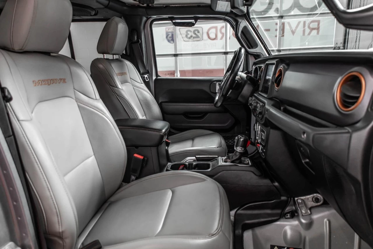 2021 Jeep Gladiator Mojave 4x4+NAVI+CUIR+SIEGES.CHAUFF+BLUETOOTH Main Image