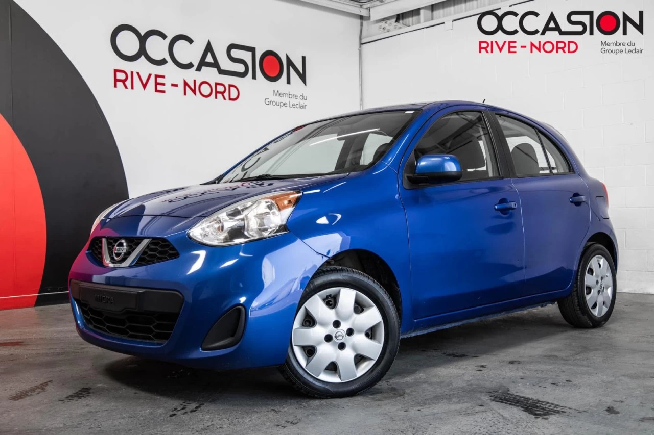 2018 Nissan Micra S BLUETOOTH+CAM.RECUL+REG.VITESSE Image principale