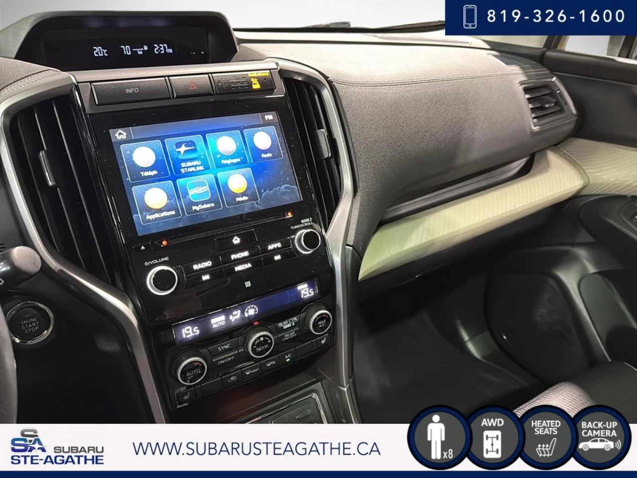 2021 Subaru Ascent Touring 8-Passenger (CAMRECUL+CARPLAY+MAGS) Main Image