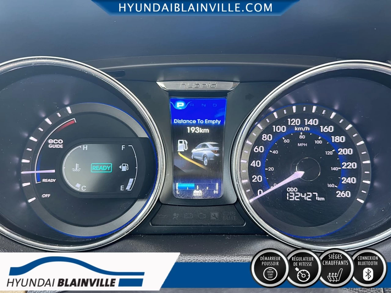 2013 Hyundai Sonata Hybrid HYBRID, 2.4L, BERLINE, MAGS, SIEGES CHAUFFANTS+ Image principale