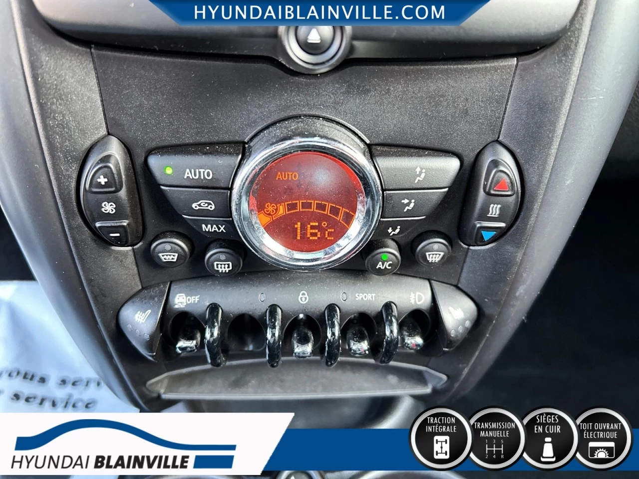 2016 MINI Countryman AWD, S, 1.6L, MANUELLE, CUIR, TOIT PANO+ Main Image