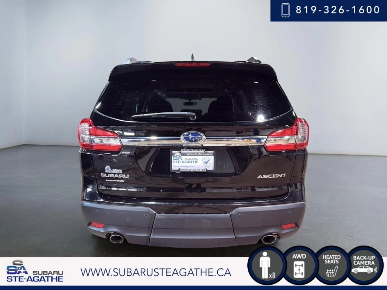 2021 Subaru Ascent Touring 8-Passenger (CAMRECUL+CARPLAY+MAGS) Main Image