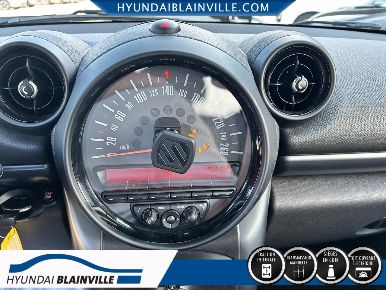 2016 MINI Countryman AWD, S, 1.6L, MANUELLE, CUIR, TOIT PANO+ Main Image