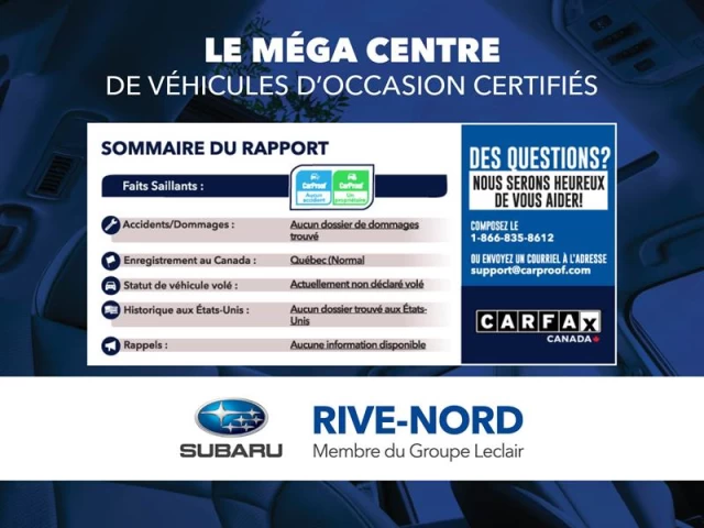 Subaru Crosstrek Convenience CARPLAY+BLUETOOTH+CAM.RECUL 2019