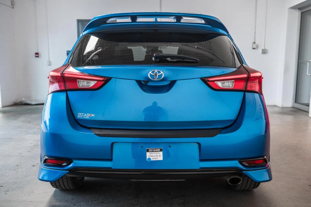 2018 Toyota Corolla iM SIEGES.CHAUFF+CAM.RECUL+BLUETOOTH+REG.VITESSE Image principale