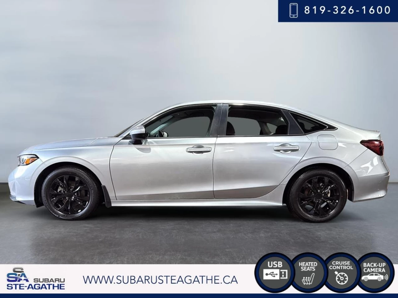 2025 Honda Civic LX CVT Sedan (CAMRECUL+MAGS+CARPLAY) Main Image