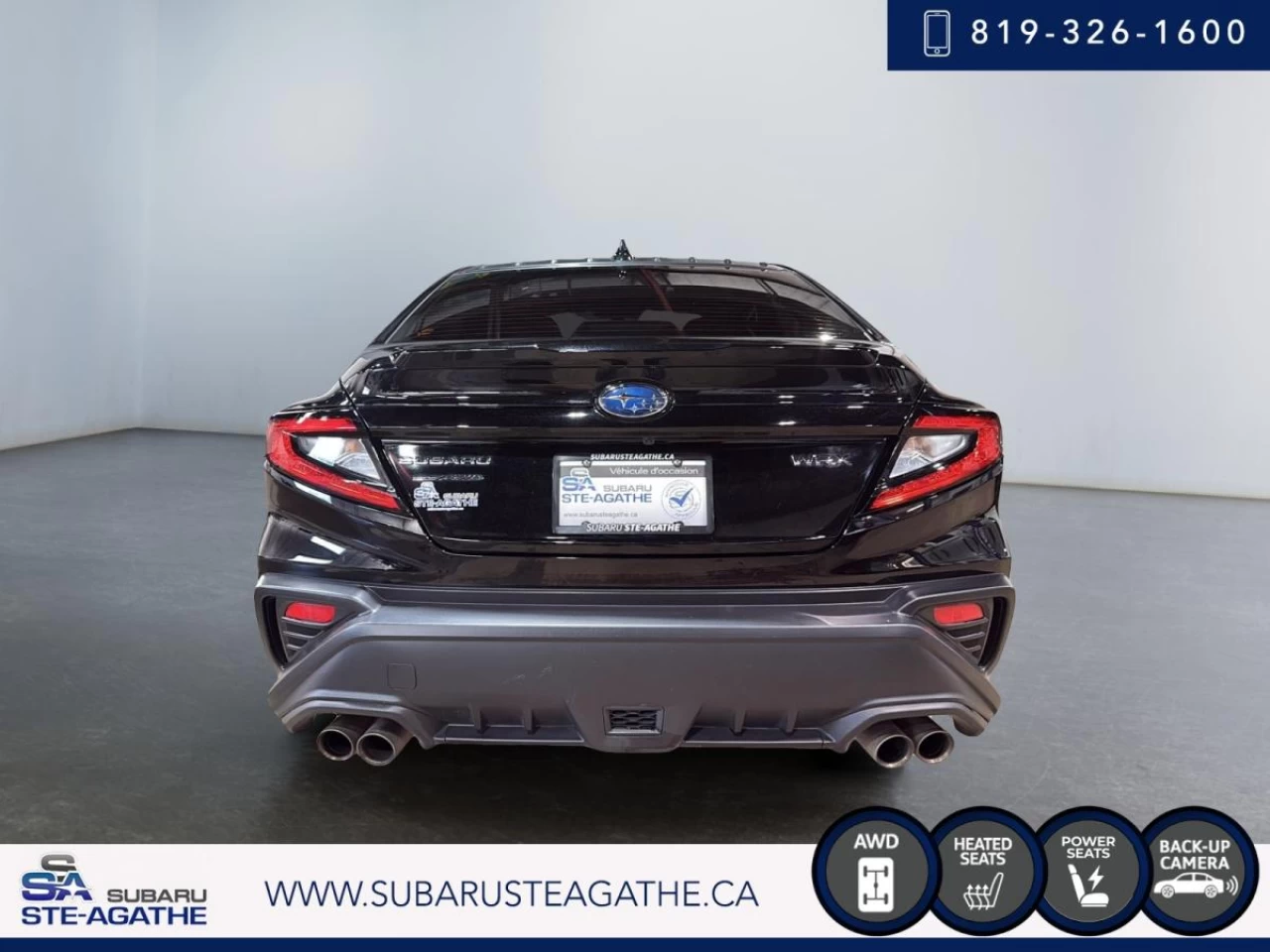 2023 Subaru WRX Sport Manual (CAMRECUL+CARPLAY+TOITOUVRANT) Image principale