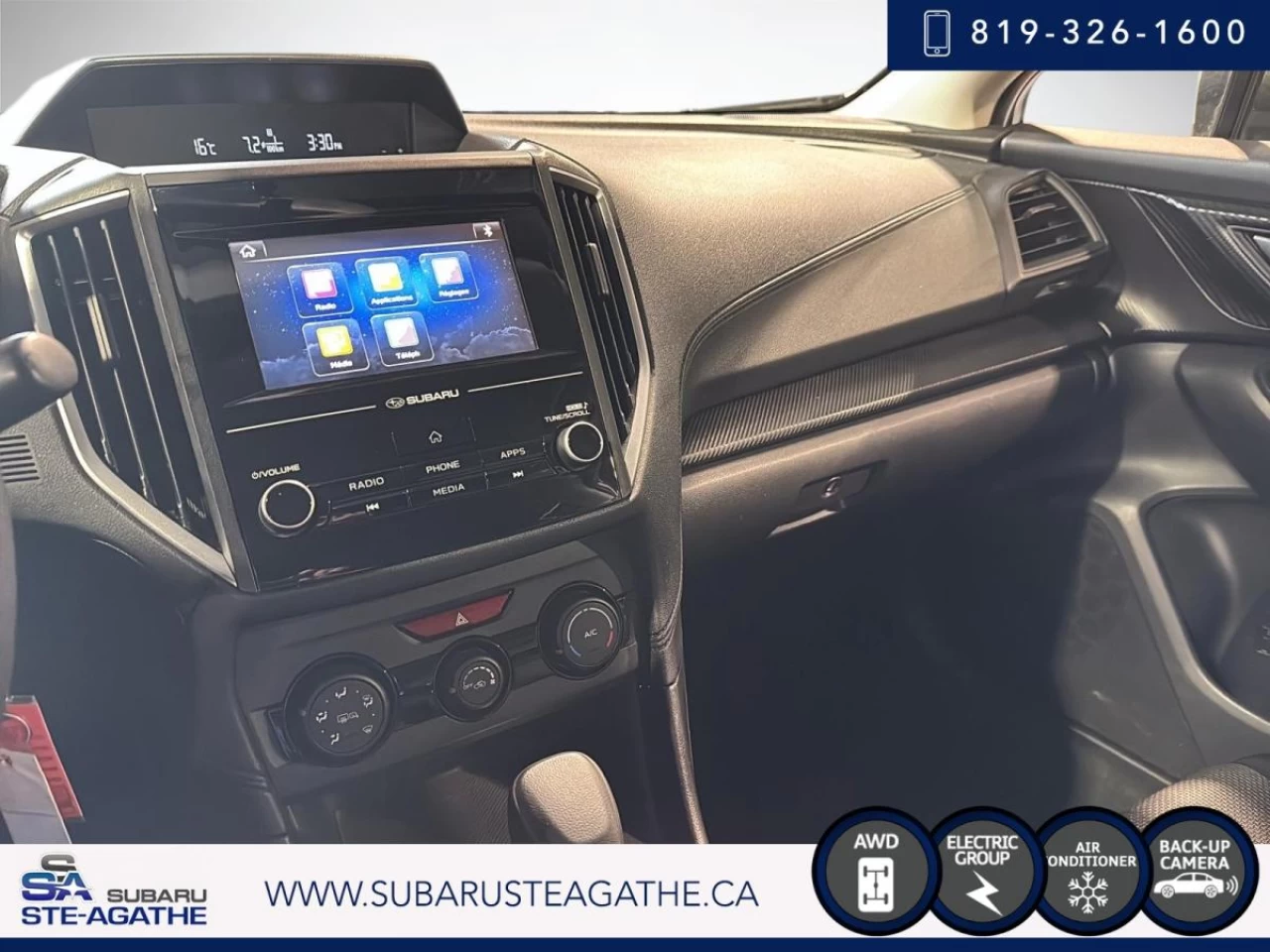 2018 Subaru Crosstrek Convenience CVT (CAMRECUL+CARPLAY) Main Image