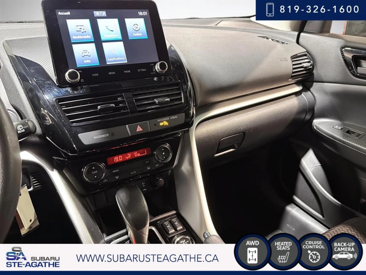 2022 Mitsubishi Eclipse Cross ES S-AWC (CAMRECUL+MAGS+CARPLAY) Image principale