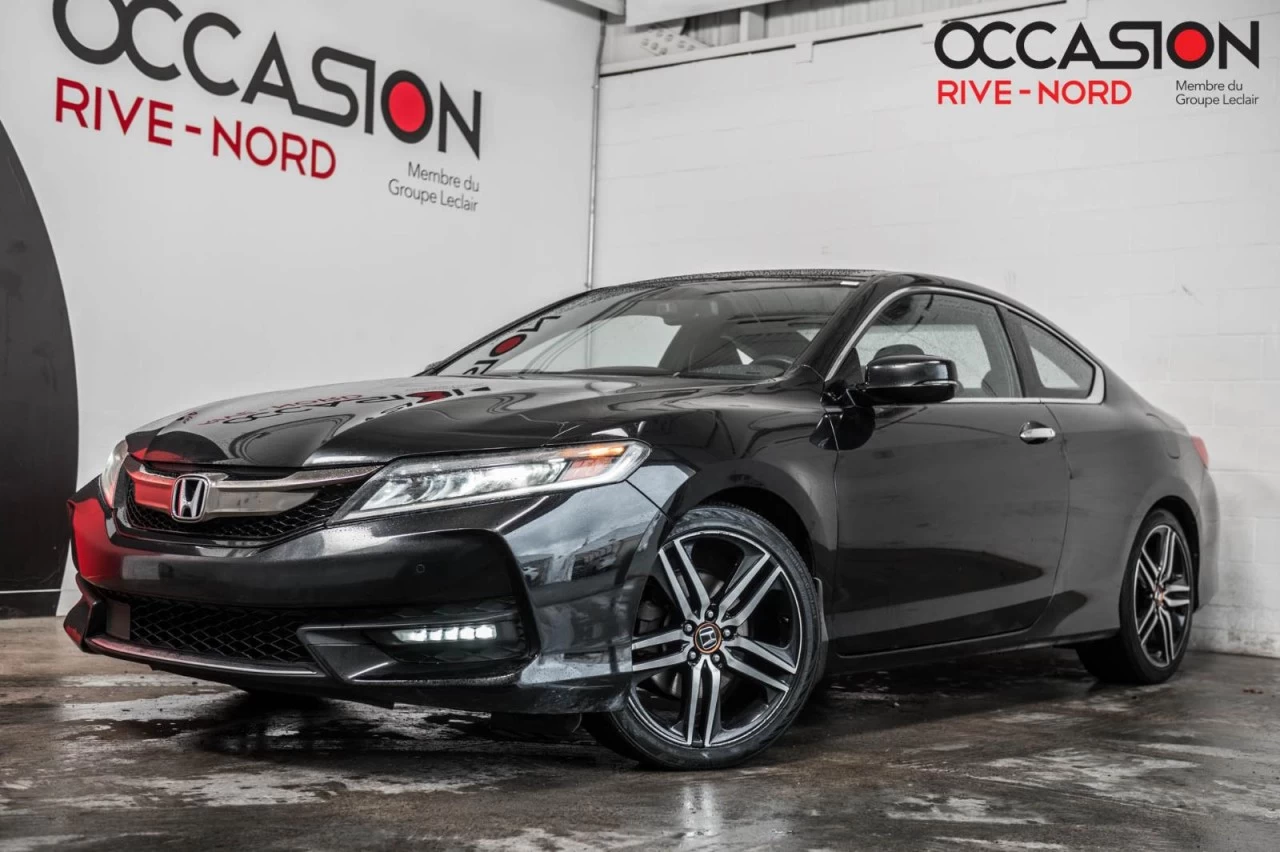 2017 Honda Accord Coupe Touring NAVI+TOIT.OUVRANT+CUIR+SIEGES.CHAUFF Main Image