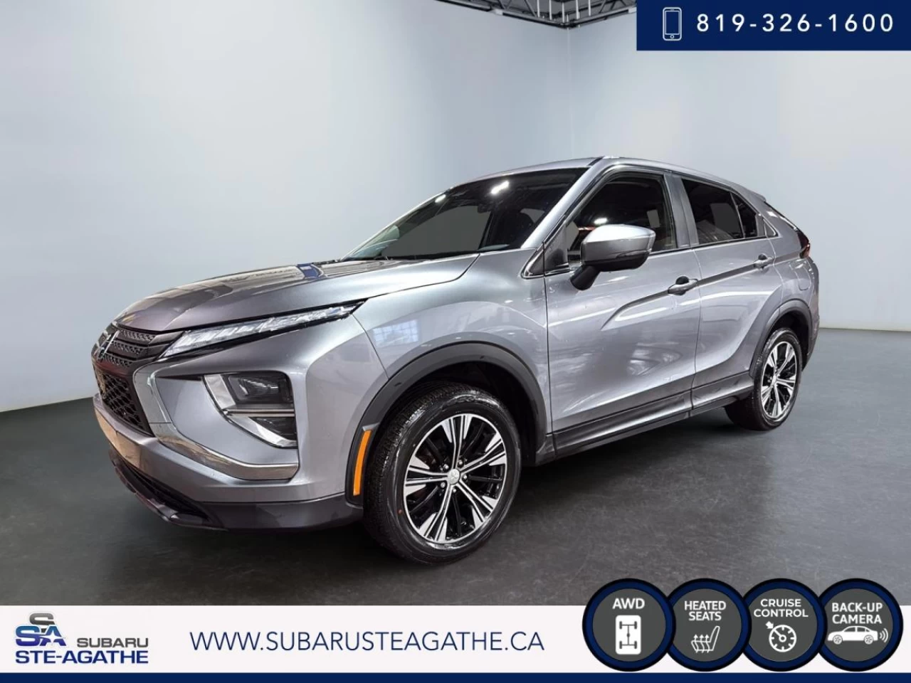 2022 Mitsubishi Eclipse Cross ES S-AWC (CAMRECUL+MAGS+CARPLAY) Image principale