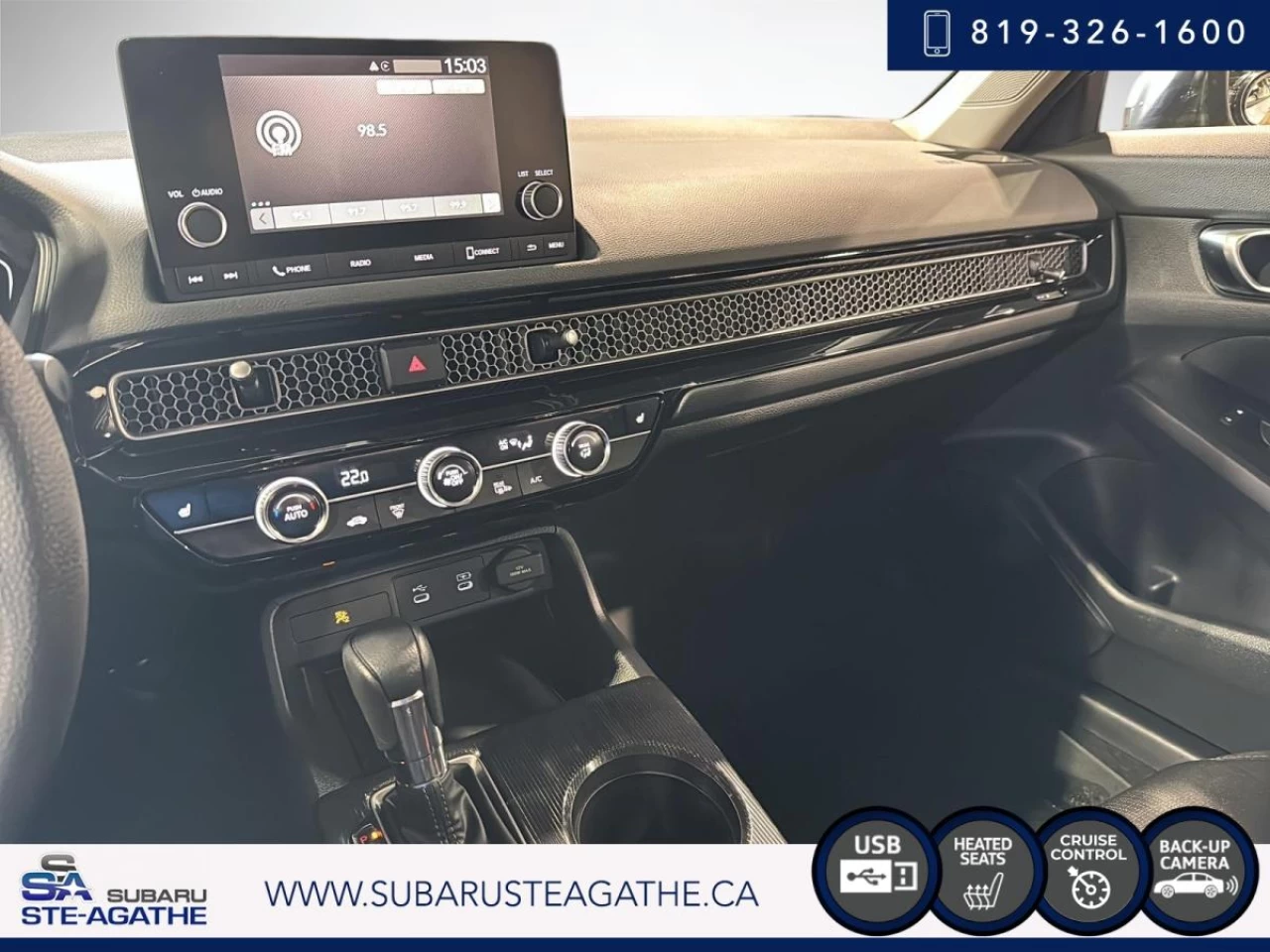 2025 Honda Civic LX CVT Sedan (CAMRECUL+MAGS+CARPLAY) Main Image