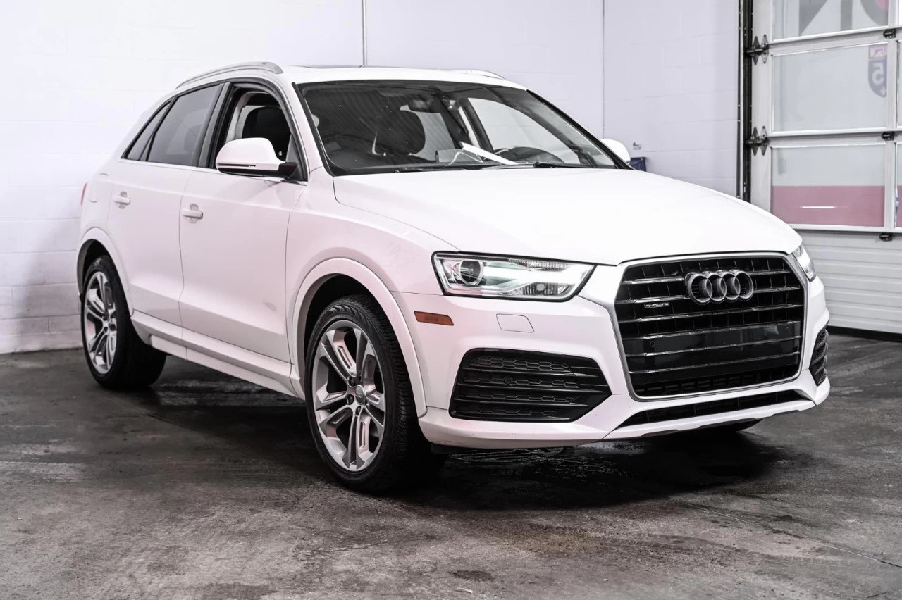 2018 Audi Q3 Progressiv Quattro TOIT.PANO+CUIR+SIEGES.CHAUFF Main Image