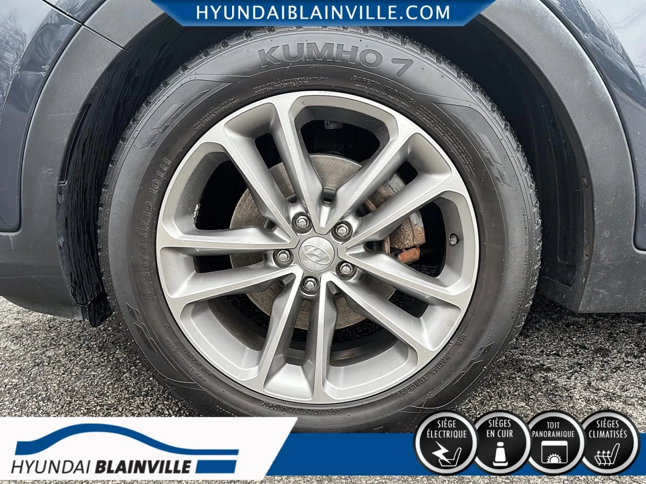 2018 Hyundai Santa Fe Sport AWD, 2.0T, LIMITED, CUIR, TOIT PANO+ Image principale