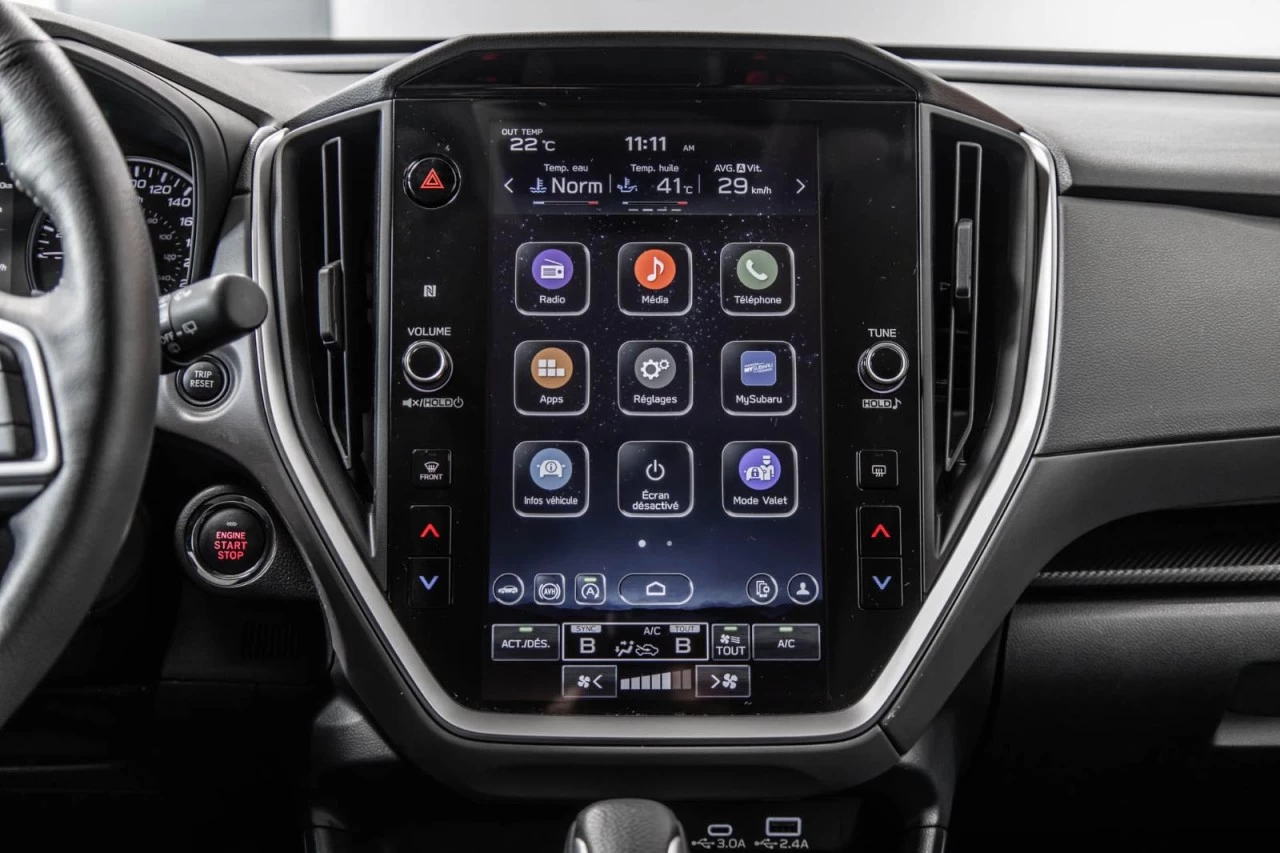 2024 Subaru Crosstrek Touring VOLANT/SIEGES.CHAUFF+CARPLAY+CAM.RECUL Main Image