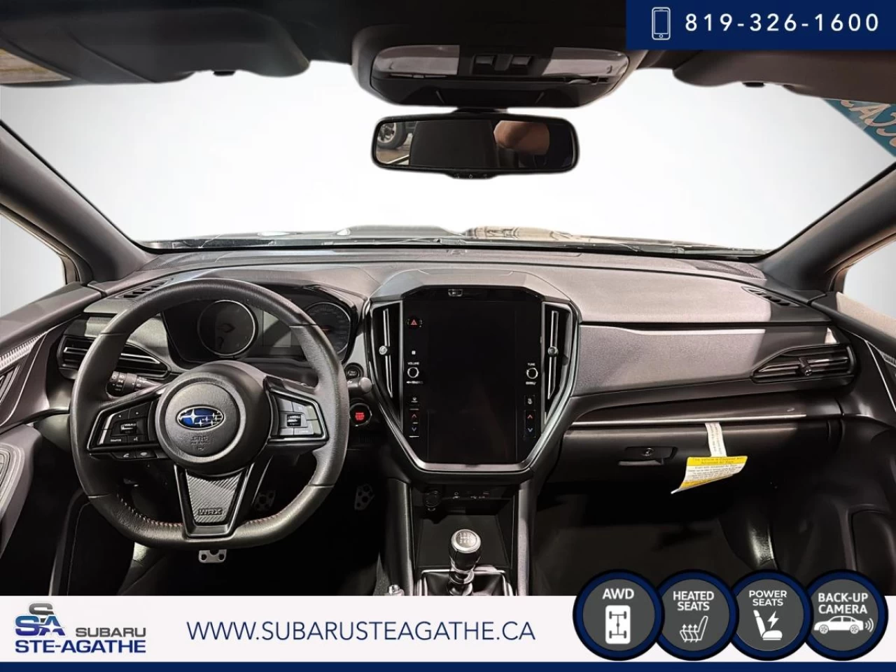 2023 Subaru WRX Sport Manual (CAMRECUL+CARPLAY+TOITOUVRANT) Image principale