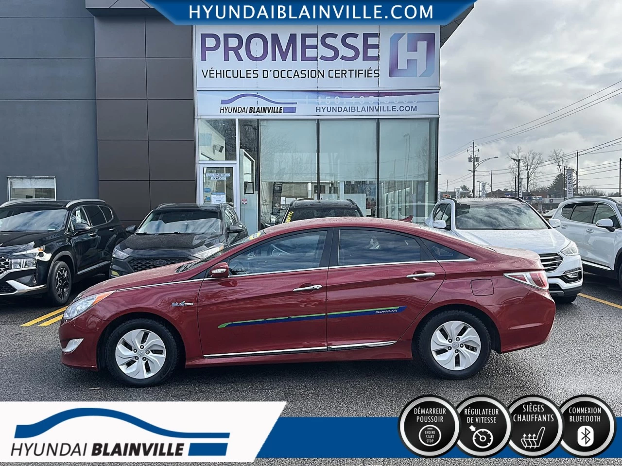2013 Hyundai Sonata Hybrid HYBRID, 2.4L, BERLINE, MAGS, SIEGES CHAUFFANTS+ Image principale