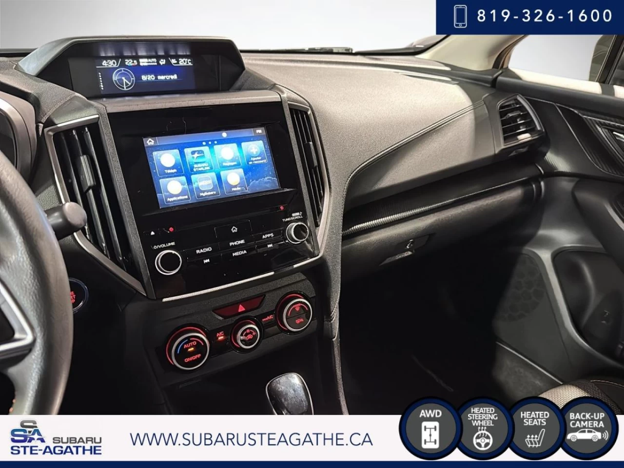 2023 Subaru Crosstrek Touring CVT (CAMRECUL+VOLANTCHAUFF+CARPLAY) Image principale