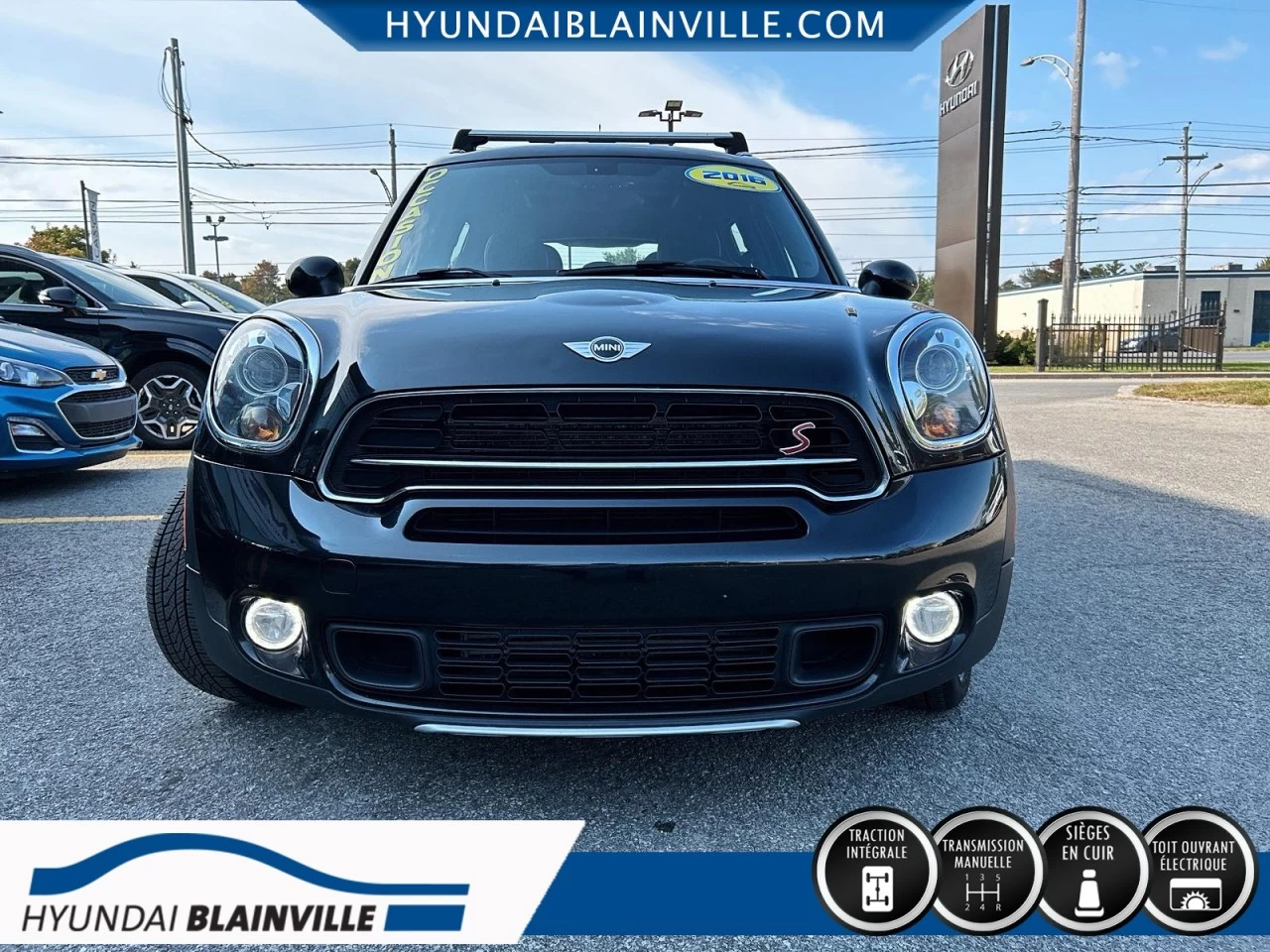 2016 MINI Countryman AWD, S, 1.6L, MANUELLE, CUIR, TOIT PANO+ Main Image