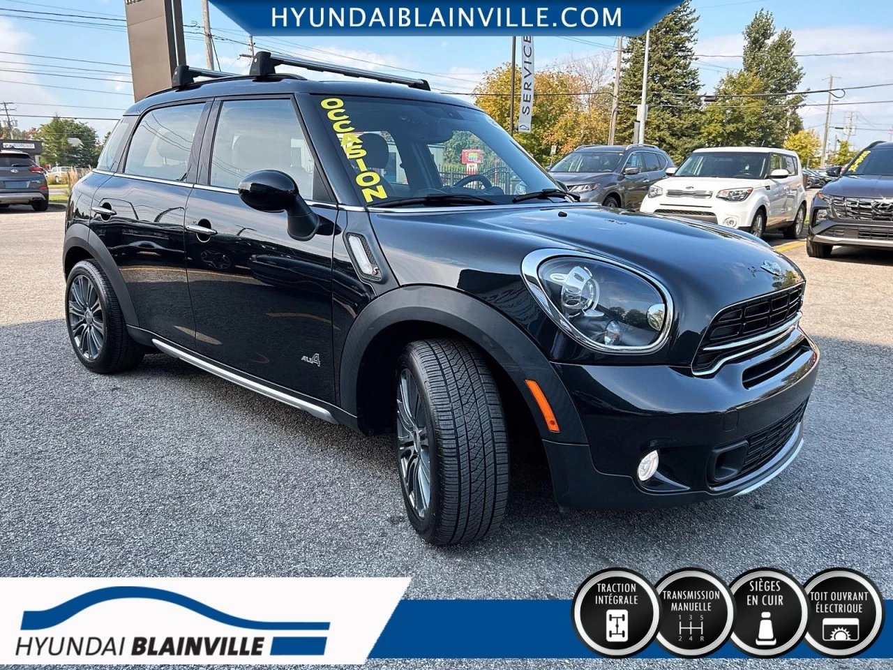 2016 MINI Countryman AWD, S, 1.6L, MANUELLE, CUIR, TOIT PANO+ Main Image
