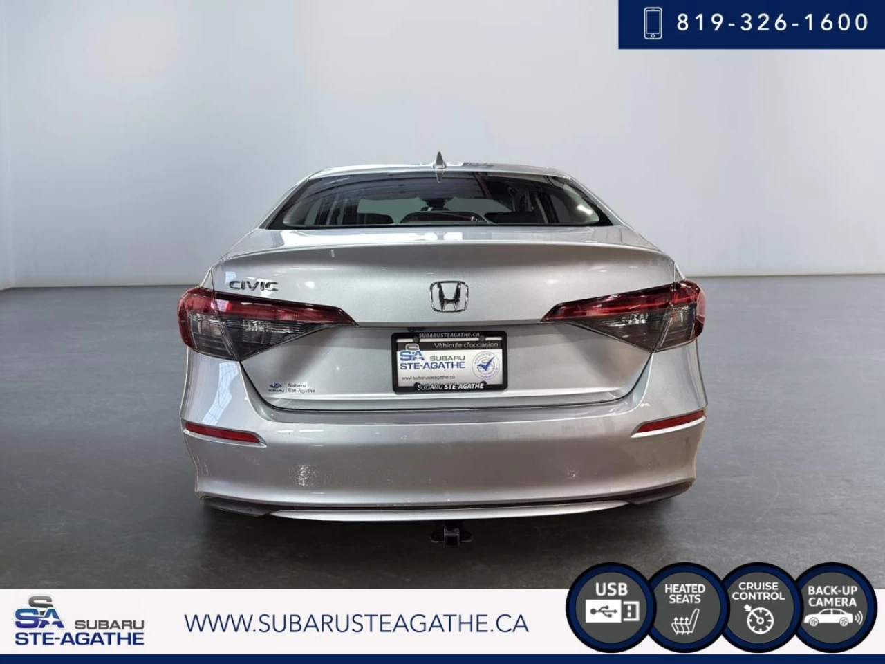 2025 Honda Civic LX CVT Sedan (CAMRECUL+MAGS+CARPLAY) Main Image