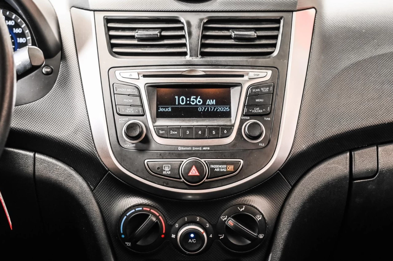 2016 Hyundai Accent GL  SIEGES.CHAUFF+BLUETOOTH+REG.VITESSE Main Image