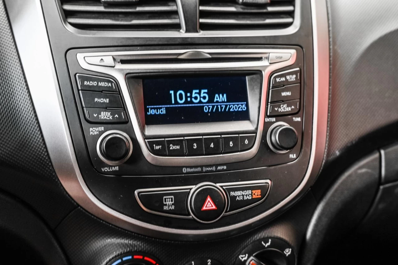 2016 Hyundai Accent GL  SIEGES.CHAUFF+BLUETOOTH+REG.VITESSE Main Image