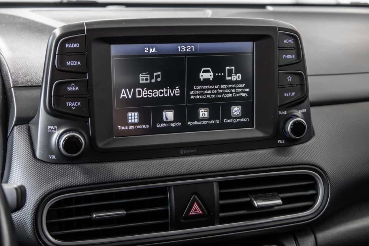 2019 Hyundai Kona Preferred AWD+VOLANT/SIEGES.CHAUFF+CARPLAY Main Image