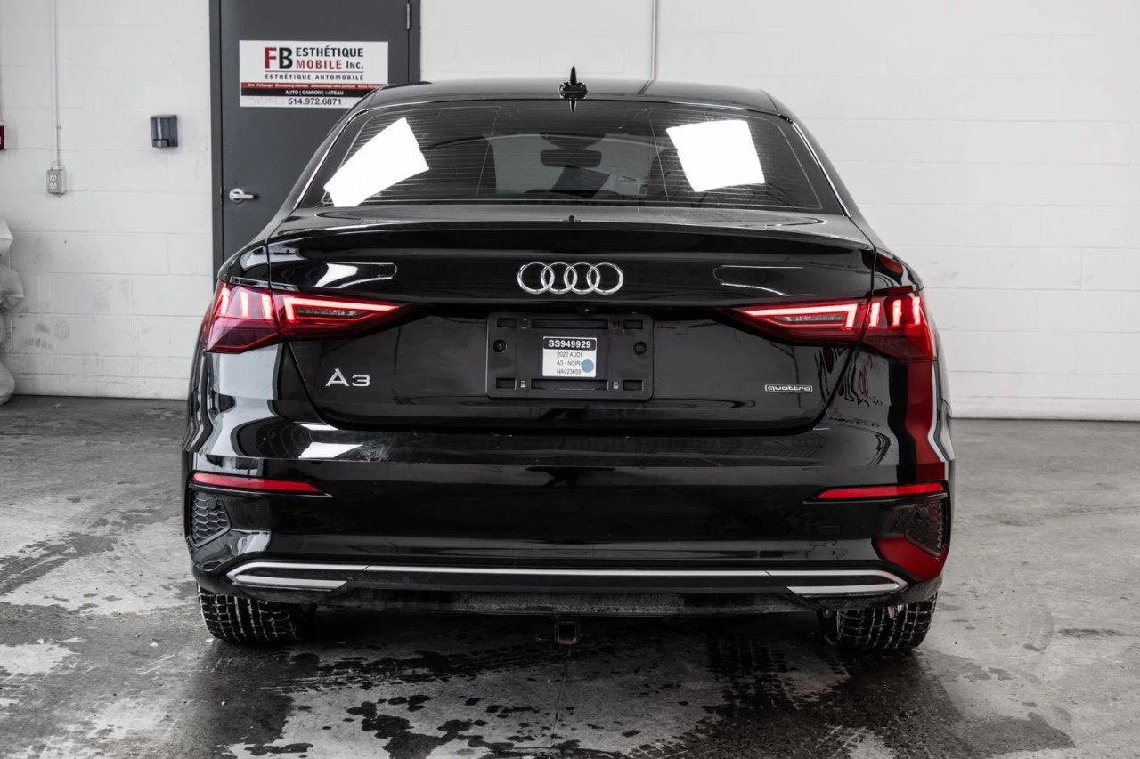 2022 Audi A3 Komfort QUATRO+TOIT.OUVRANT+CUIR+SIEGES.CHAUFFANTS Main Image