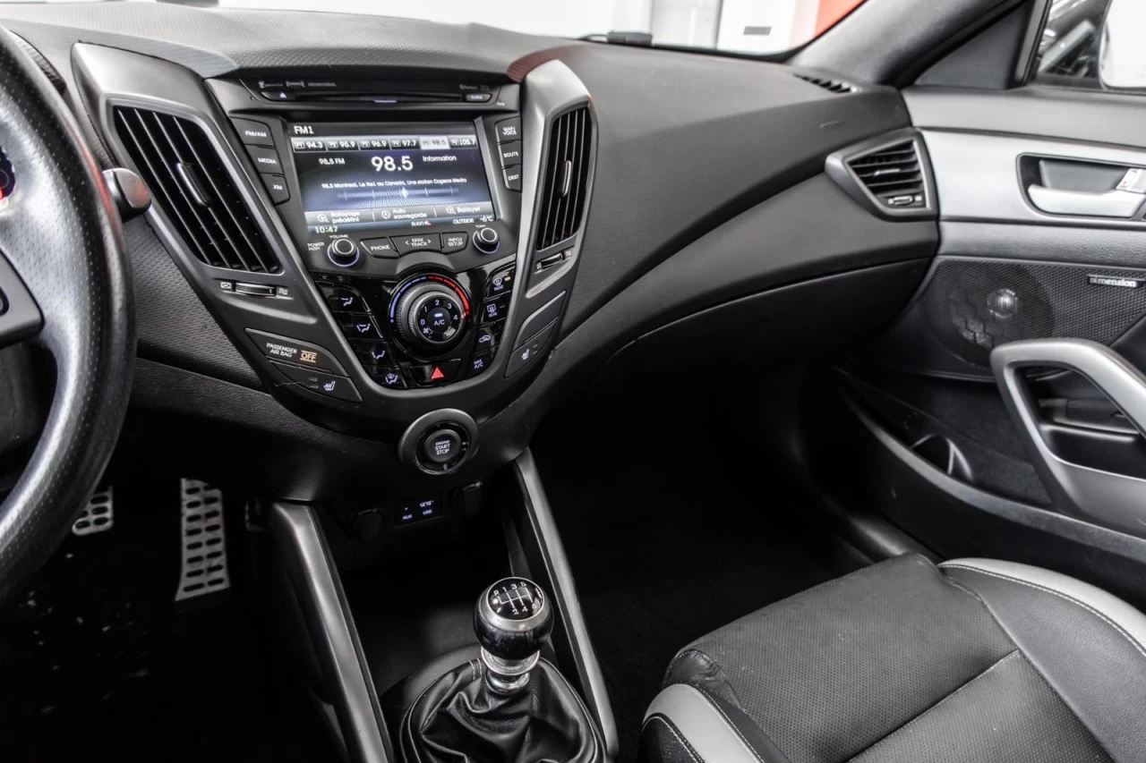 2016 Hyundai Veloster Turbo TOIT.OUVRANT+CUIR+CAM.RECUL+SIEGES.CHAUFF Main Image
