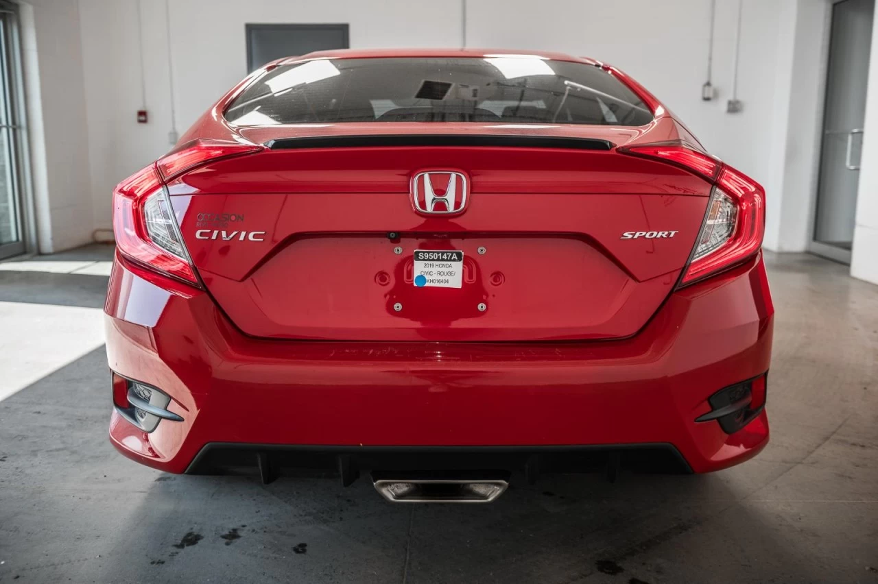 2019 Honda Civic Sedan Sport TOIT.OUVRANT+SIEGES.CHAUFF+CAM.RECUL Image principale
