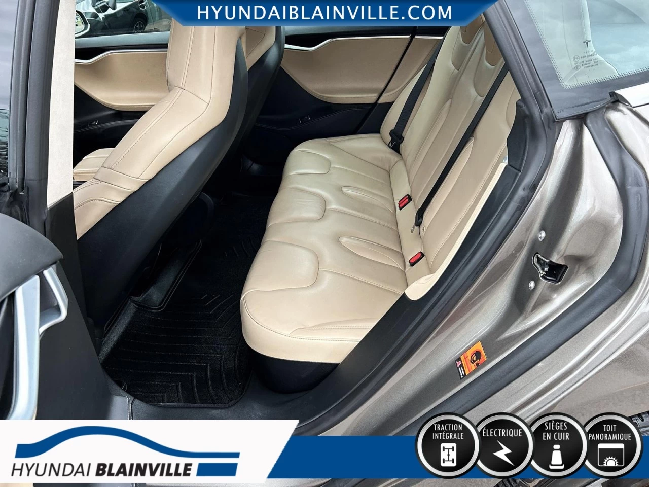 2016 Tesla Model S 90D, AWD, CUIR, TOIT PANO, NAVIGATION+ Image principale
