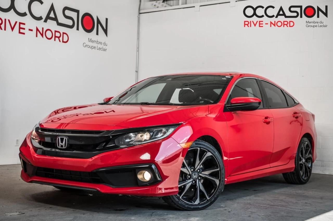 2019 Honda Civic Sedan Sport TOIT.OUVRANT+SIEGES.CHAUFF+CAM.RECUL Image principale