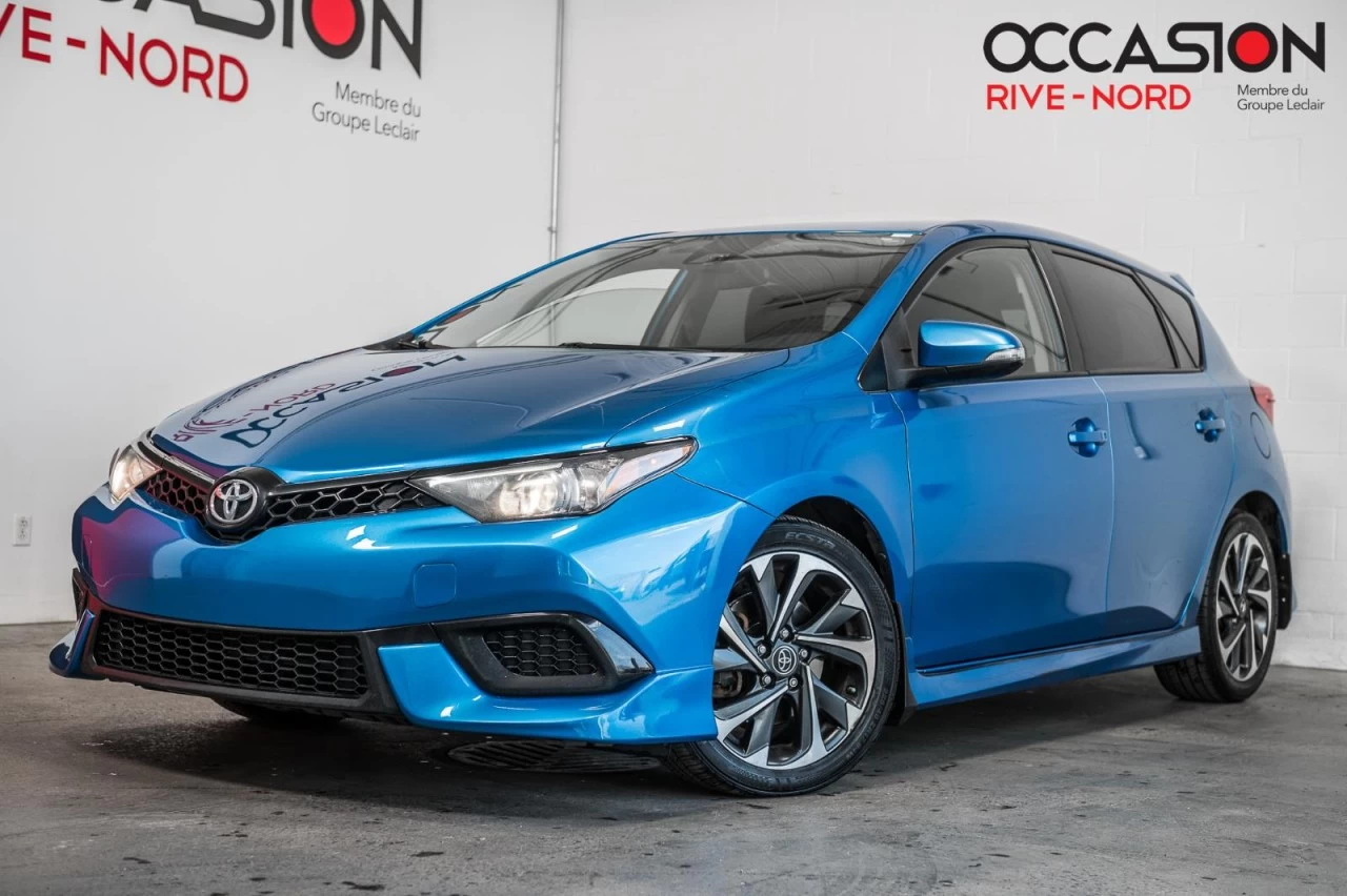 2018 Toyota Corolla iM SIEGES.CHAUFF+CAM.RECUL+BLUETOOTH+REG.VITESSE Image principale