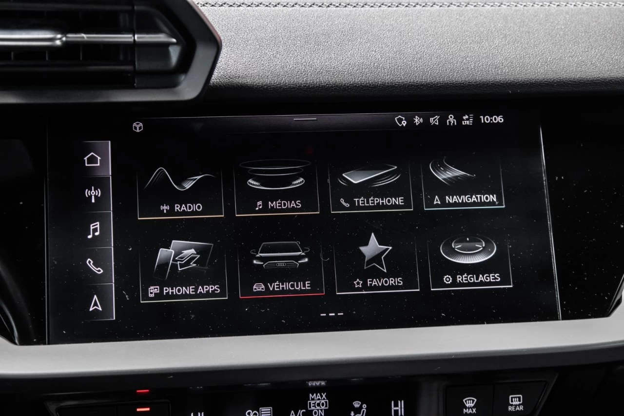 2022 Audi A3 Komfort QUATRO+TOIT.OUVRANT+CUIR+SIEGES.CHAUFFANTS Main Image