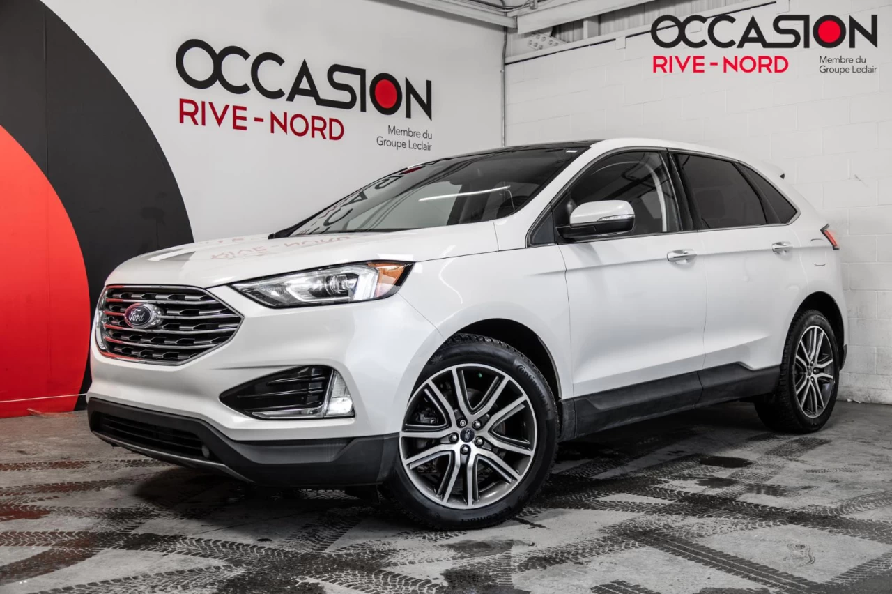 2019 Ford Edge Titanium AWD+NAVI+TOIT.PANO+CUIR+SIEGES.CHAUFF Image principale