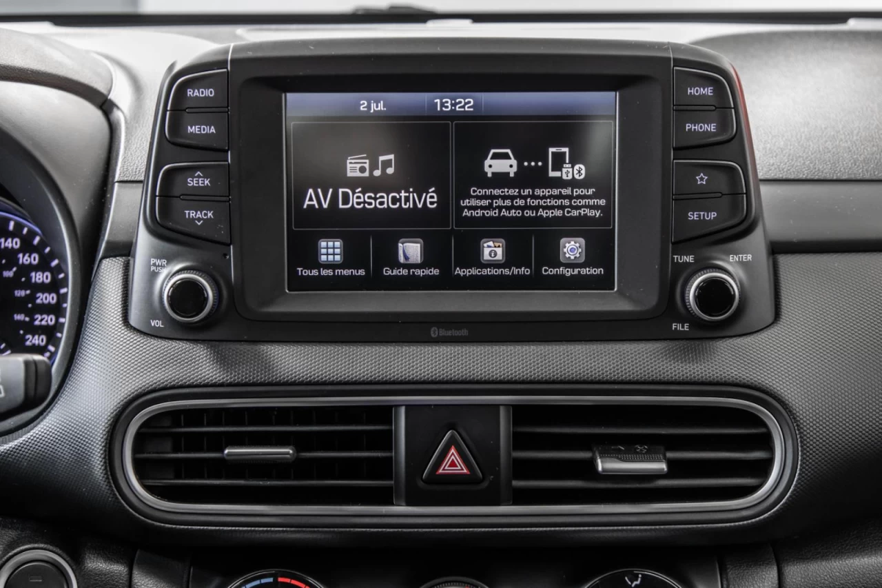 2019 Hyundai Kona Preferred AWD+VOLANT/SIEGES.CHAUFF+CARPLAY Main Image