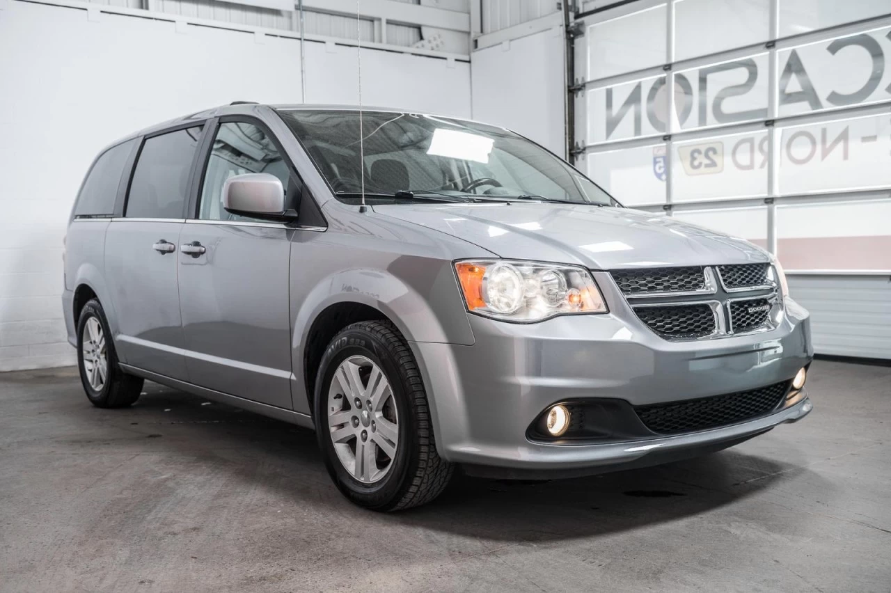 2020 Dodge Grand Caravan Crew Plus SIEGES.CHAUFF+CUIR+CARPLAY+CAM.RECUL Main Image