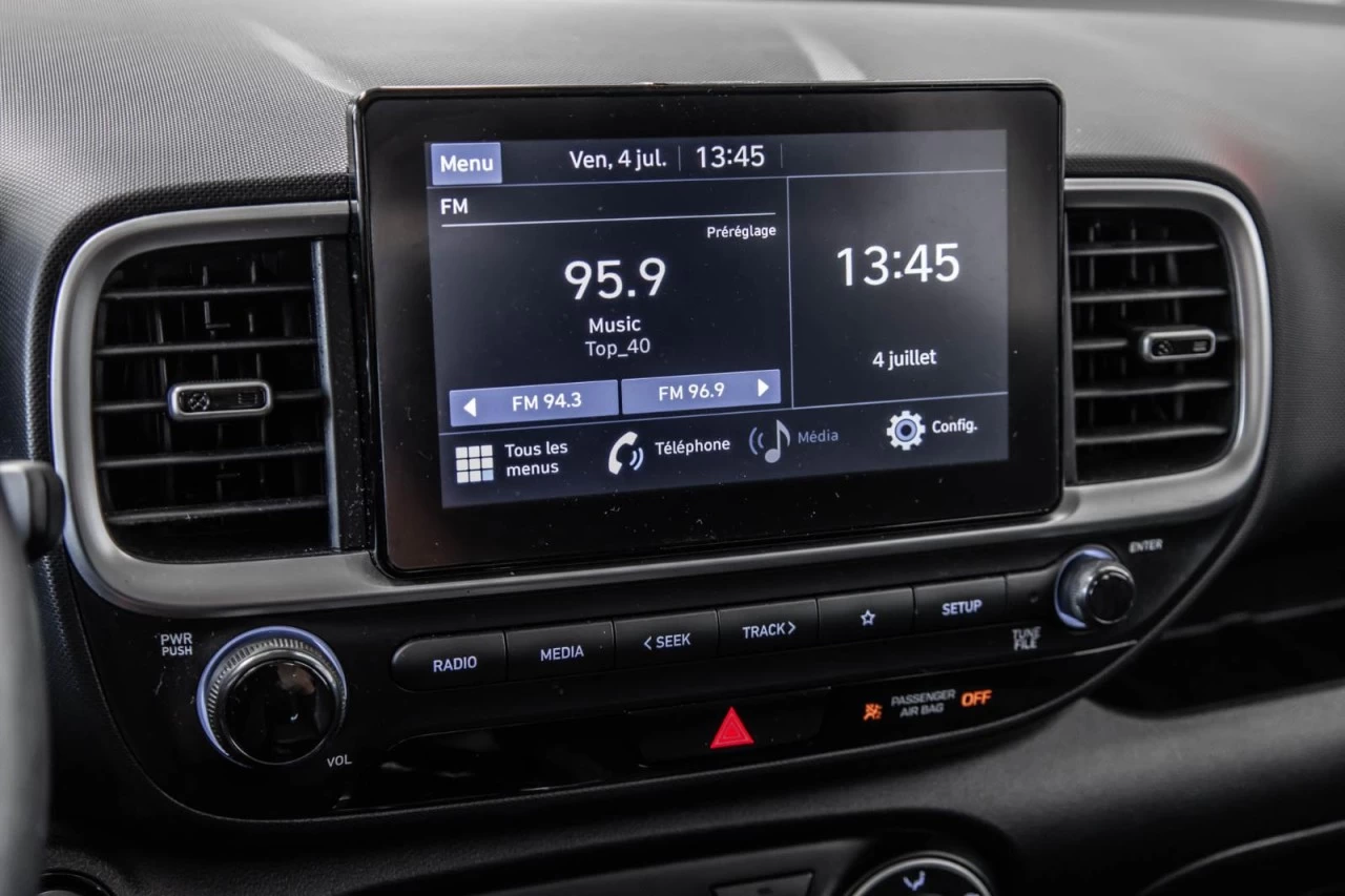 2020 Hyundai Venue Preferred MAGS+VOLANT/SIEGES.CHAUFF+CARPLAY Main Image