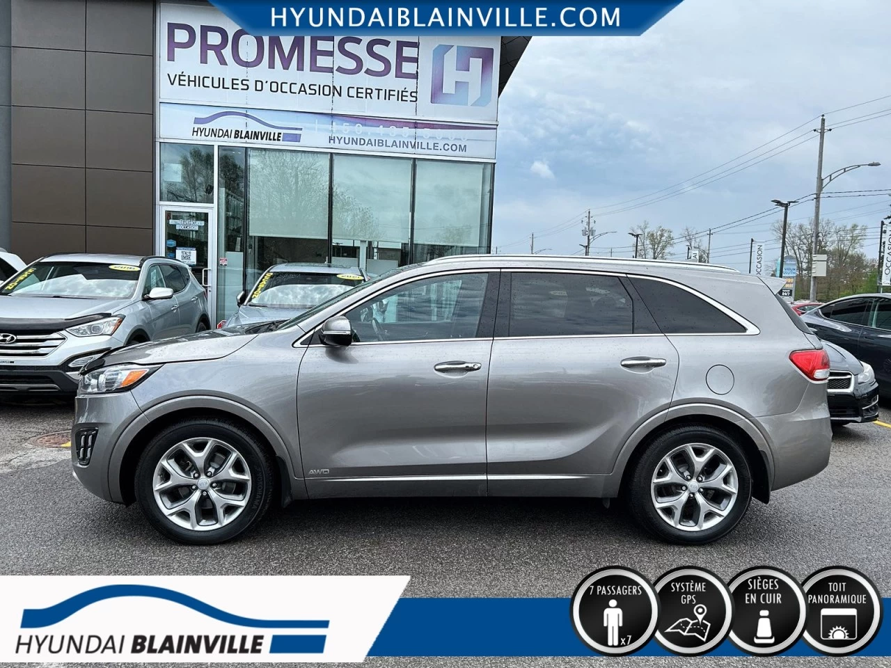 2018 Kia Sorento SX, V6 3.3L, AWD, 7 PASSAGERS, CUIR, TOIT PANO+ Image principale