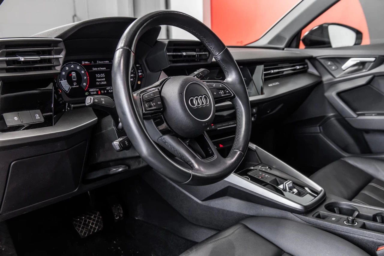 2022 Audi A3 Komfort QUATRO+TOIT.OUVRANT+CUIR+SIEGES.CHAUFFANTS Main Image
