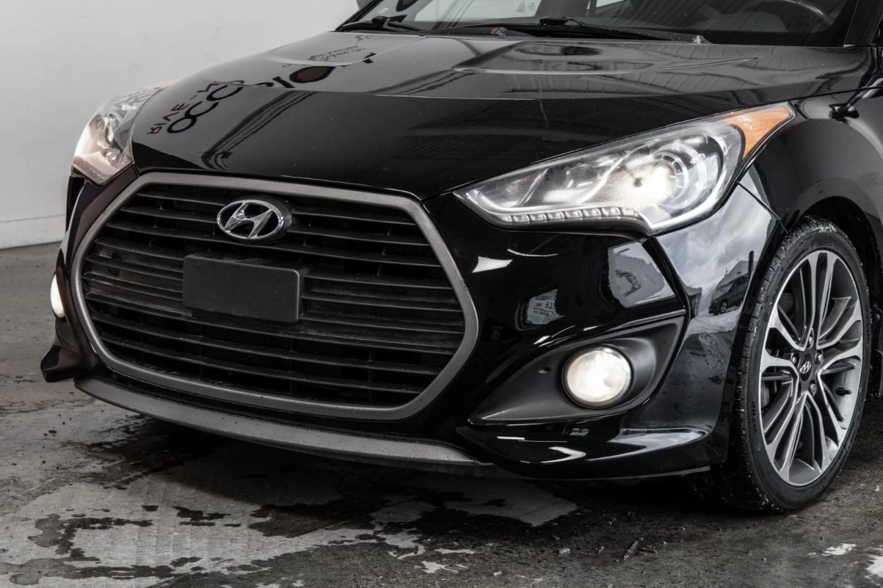 2016 Hyundai Veloster Turbo TOIT.OUVRANT+CUIR+CAM.RECUL+SIEGES.CHAUFF Main Image
