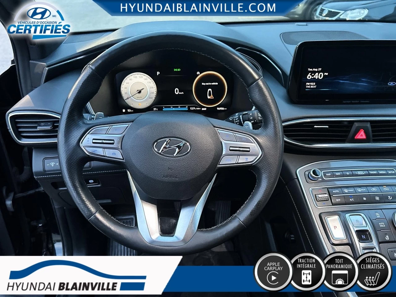 2021 Hyundai Santa Fe ULTIMATE CALLIGRAPHY, AWD, 2.5T, CUIR, TOIT PANO+ Image principale