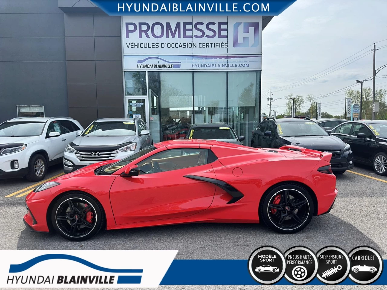 2022 Chevrolet Corvette STINGRAY, 3LT, CONVERTIBLE, V8, 6.2L, 490HP Main Image