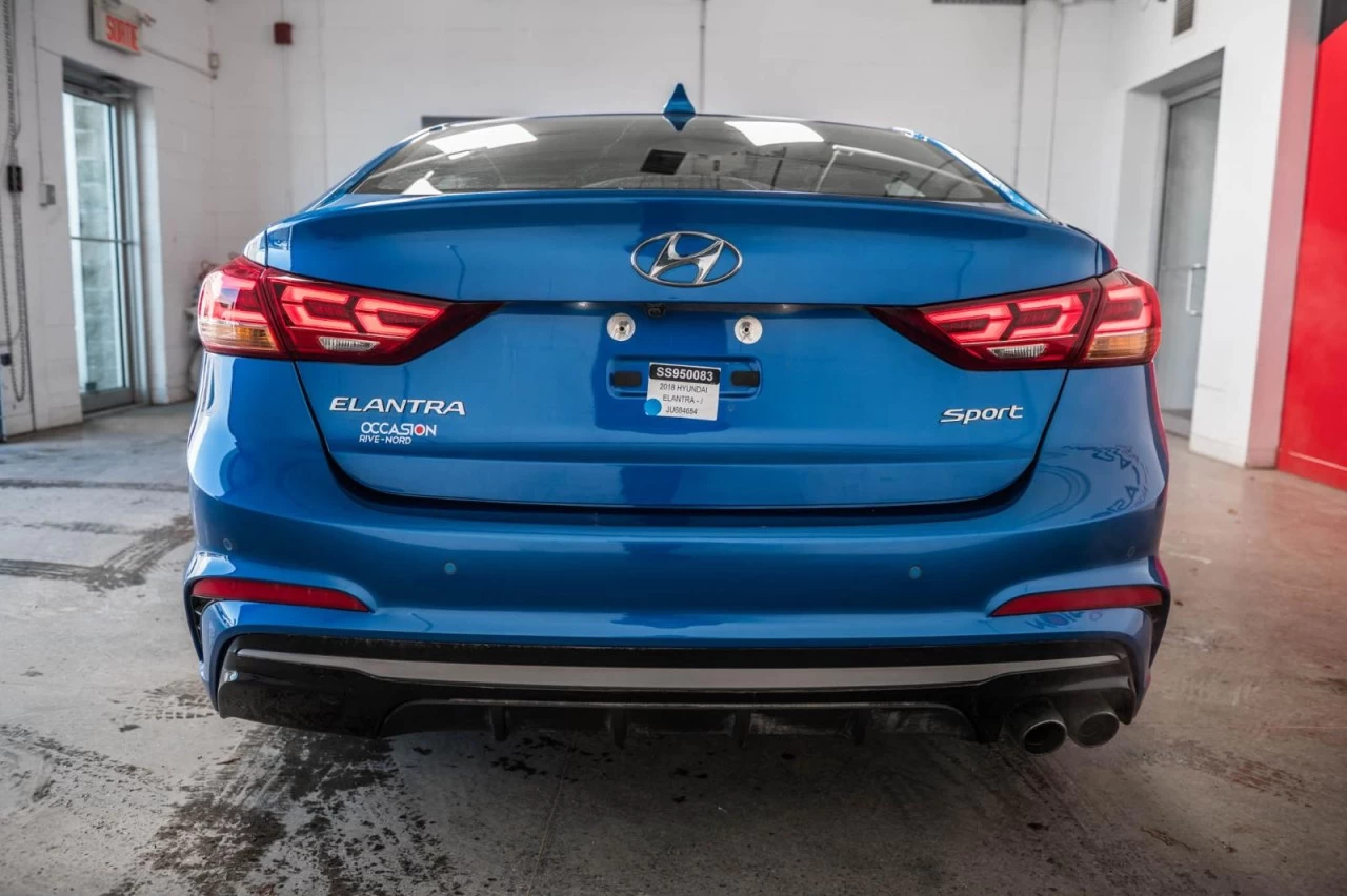 2018 Hyundai Elantra Sport Tech TOIT.OUVRANT+CUIR+VOLANT/SIEGES.CHAUFF Image principale
