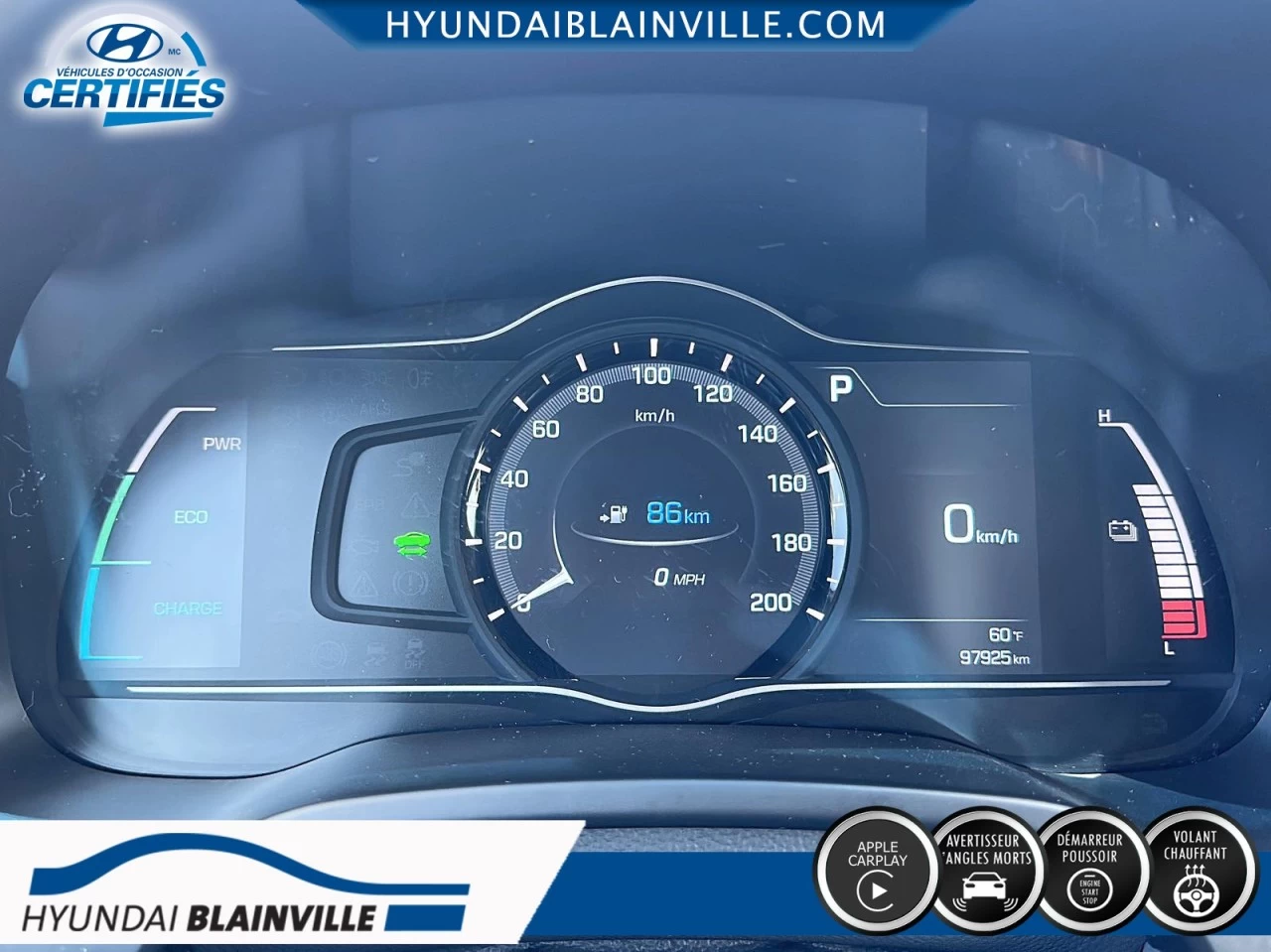 2018 Hyundai IONIQ electric SE, EV, BANCS ET VOLANT CHAUFFANTS+ Image principale