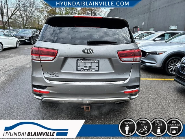 Kia Sorento SX, V6 3.3L, AWD, 7 PASSAGERS, CUIR, TOIT PANO+ 2018
