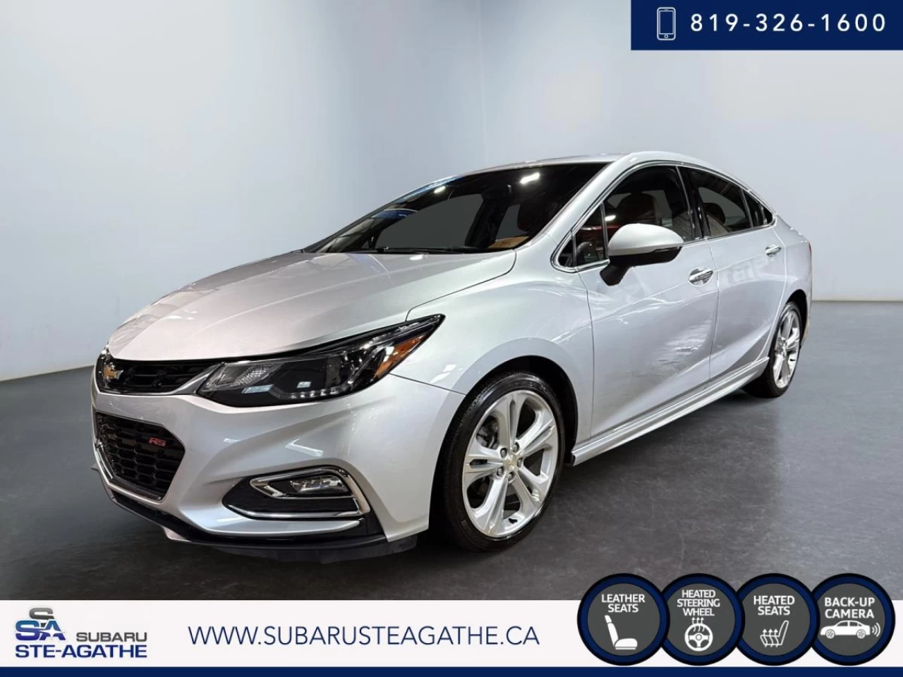 2018 Chevrolet Cruze Sedan Premier (CAMRECUL+MAGS+CUIR) Image principale